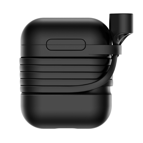 

Baseus TZARGS-01 Silicone Protective Case with Magnetic Sling for Apple AirPods 1 / 2(Black)