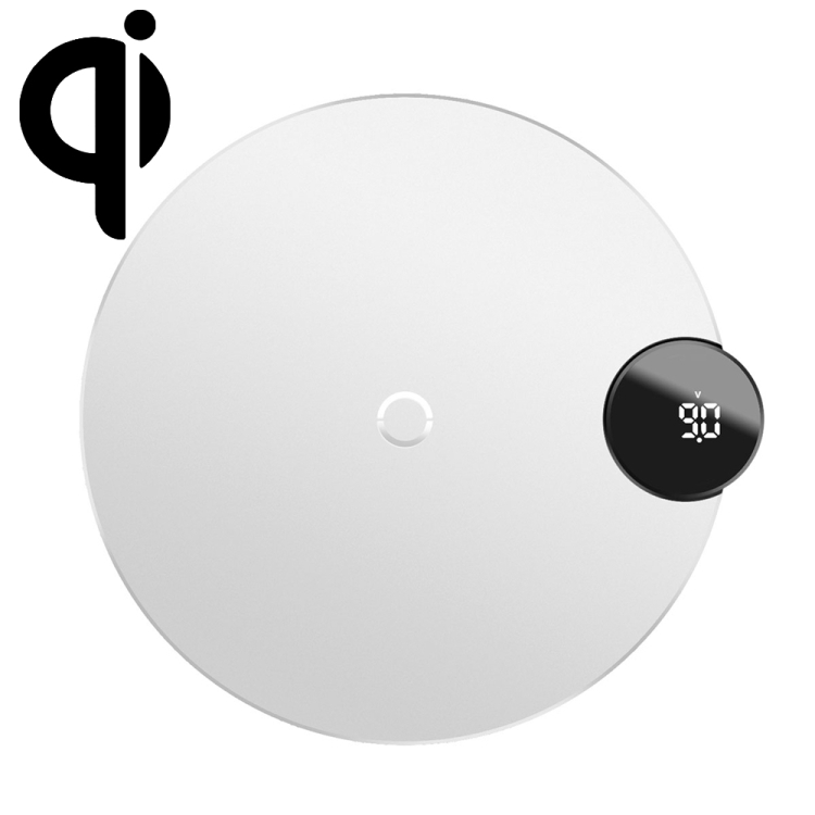 

Baseus Digital Display Intelligent Fast Wireless Charger(White)