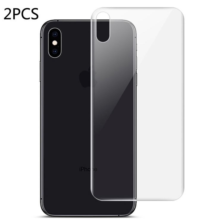 

2 PCS IMAK 0.15mm Curved Full Screen Protector Hydrogel Film Back Protector for iPhone X / XS