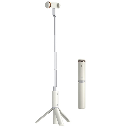

WK WT-P12 Folding Integrated Remote Control Live Broadcast Tripod Bluetooth Selfie Stick (White)