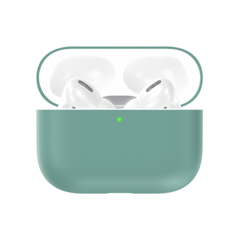 

TOTUDESIGN AA-095 For AirPods Pro Silicone Wireless Earphone Protective Case Cover, Split Version (Green)