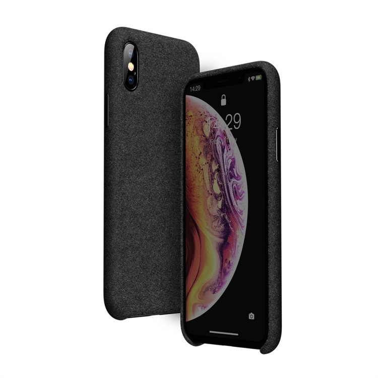 

Baseus Shockproof Microfiber PC Protective Case for iPhone X / XS(Black)