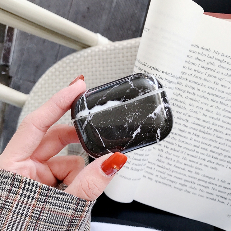 

For AirPods Pro Marble Texture Plastic Earphone Protective Case
