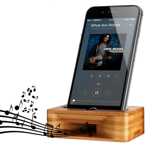 

Universal Bamboo Phone Desktop Stand Holder, For iPhone, Huawei, Xiaomi, HTC, Sony and Other Smart Phones within 5.5 inches