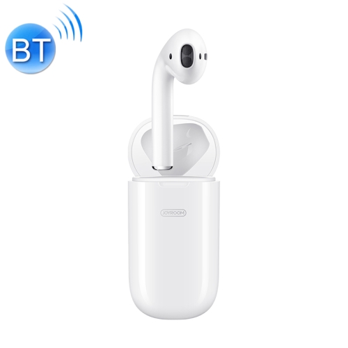 

JOYROOM JR-SP1 Single Bluetooth 5.0 Headset with Wireless Charging Box, For iPhone, Galaxy, Huawei, Xiaomi, HTC and Other Smartphones (White)