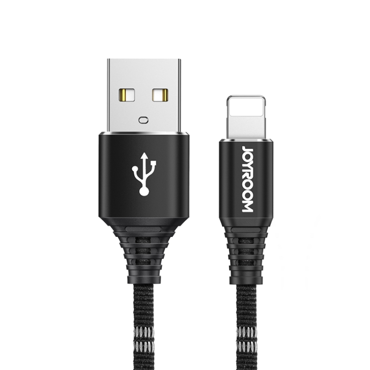 

JOYROOM S-L316 25cm 3.4A Armor Series USB to 8 Pin Fast Charging & Data Cable, For iPhone XR / iPhone XS MAX / iPhone X & XS / iPhone 8 & 8 Plus / iPhone 7 & 7 Plus / iPhone 6 & 6s & 6 Plus & 6s Plus / iPad(Black)