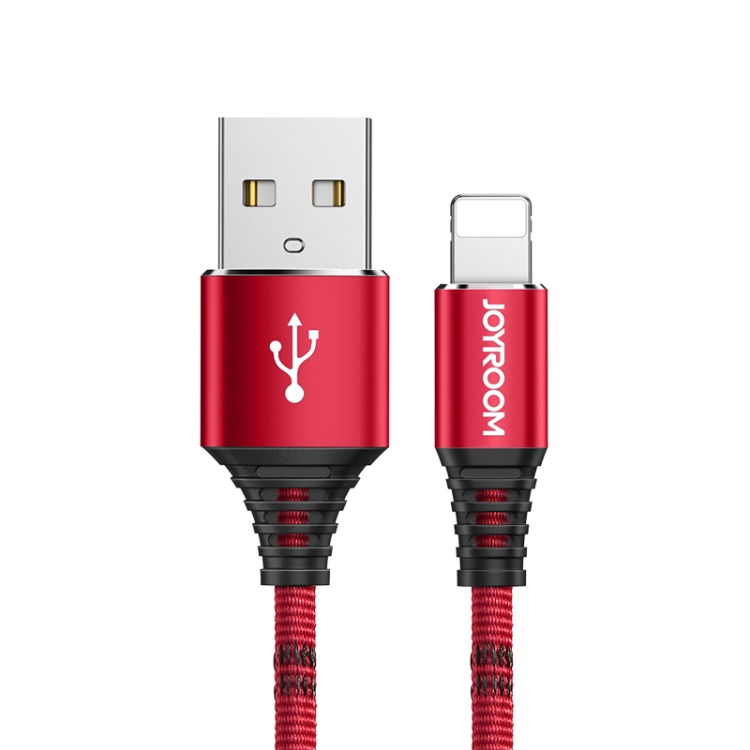 

JOYROOM S-L316 25cm 3.4A Armor Series USB to 8 Pin Fast Charging & Data Cable, For iPhone XR / iPhone XS MAX / iPhone X & XS / iPhone 8 & 8 Plus / iPhone 7 & 7 Plus / iPhone 6 & 6s & 6 Plus & 6s Plus / iPad(Red)