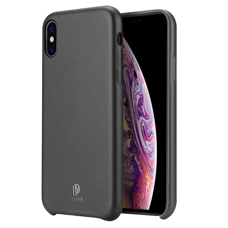 

DUX DUCIS Skin Lite Series Ultra-thin Shockproof PU Case for iPhone XS / X(Black)