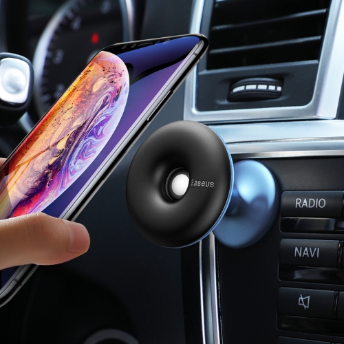 

Baseus SUGENT-HQ03 Star Ring Magnetic Car Mount Phone Holder with Cortical Magnetic Strip, For iPhone, Galaxy, Huawei, Xiaomi, HTC, Sony and Other Smartphones(Blue)