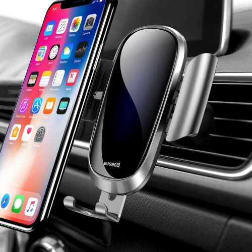 

Baseus SUYL-WL0S Future Gravity Car Mount Phone Holder, For iPhone, Galaxy, Huawei, Xiaomi, HTC, Sony and Other Smartphones Between 4.0-6.0 inches(Silver)