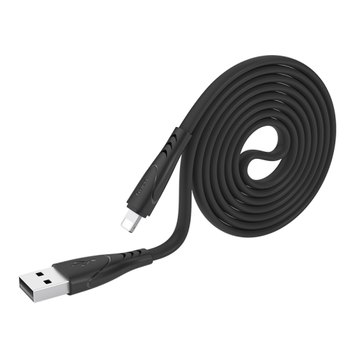 

Hoco X42 1m USB to 8 Pin Puissant Silicone Charging Data Cable(Black)