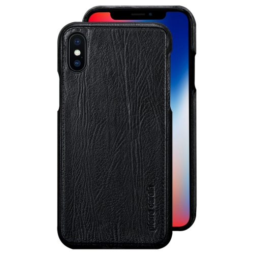 

Pierre Cardin PCL-P03 Shockproof PC + Leather Protective Case for iPhone X / XS (Black)