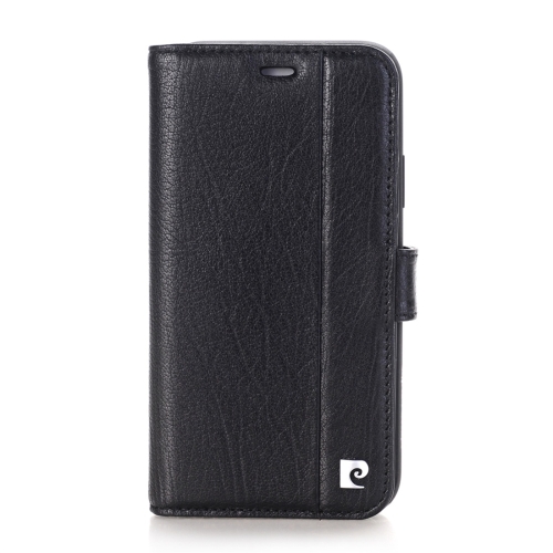

Pierre Cardin PCL-P05 Horizontal Flip Leather Case for iPhone X / XS, with Holder & Card Slot & Wallet (Black)