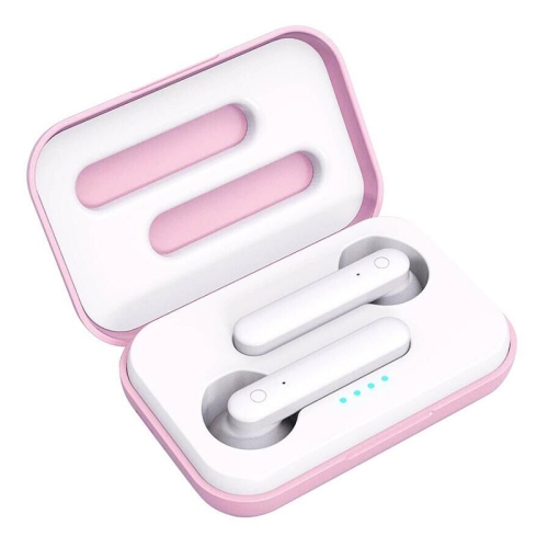 

X26 TWS Bluetooth 5.0 Wireless Touch Bluetooth Earphone with Magnetic Attraction Charging Box, Support Voice Assistant & Call(Pink)