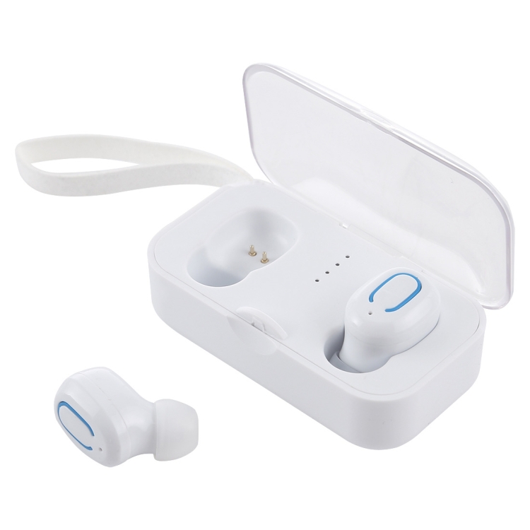 

TI8S TWS Dazzling Wireless Stereo Bluetooth 5.0 Earphones with Charging Case (White)