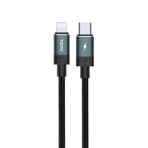 

TOTUDESIGN Speedy Series BPD-001 PD USB-C / Type-C to 8 Pin Interface Fast Charge Data Sync Data Cable, Cable Length: 1.2m(Green)