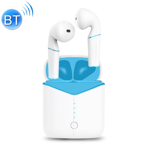 

P20 Bluetooth 5.0 Smart Touch Bluetooth Earphone with Charging Box, Support Dual Earphone Calls & Voice Prompts & Siri & Charging Box Wireless Charging(Blue)
