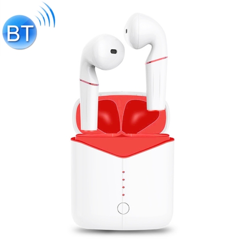 

P20 Bluetooth 5.0 Smart Touch Bluetooth Earphone with Charging Box, Support Dual Earphone Calls & Voice Prompts & Siri & Charging Box Wireless Charging(Red)