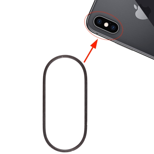 Sunsky Rear Camera Glass Lens Metal Protector Hoop Ring For Iphone Xs Xs Max Black