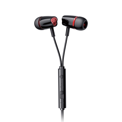 

JOYROOM JR-EL114 3.5mm Plug In-Ear Wired Control Earphone (Black)