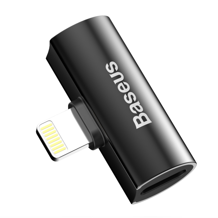 

Baseus 8 Pin + 8 Pin Female to 8 Pin Male Mini Charging Audio Adapter(Black)