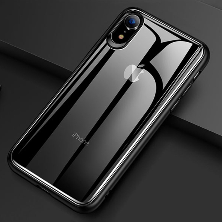 

TOTUDESIGN Ultra-thin TPU + PC + Mirror Case for iPhone XR (Black)