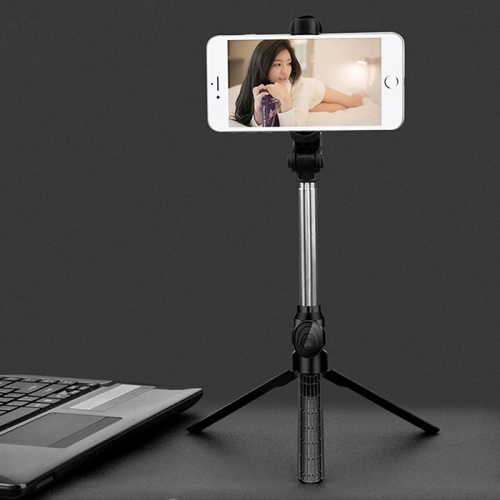 

XT10 Multi-function Mobile Live Broadcast Bluetooth Self-timer Pole Tripod (Black)