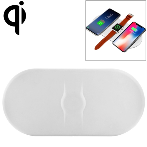 

N200 Qi Standard 3 in 1 Wireless Charger 5W / 7.5W / 10W, For iPhone, Galaxy, Xiaomi, Google, LG, Apple Watch and other QI Standard Smart Phones(White)