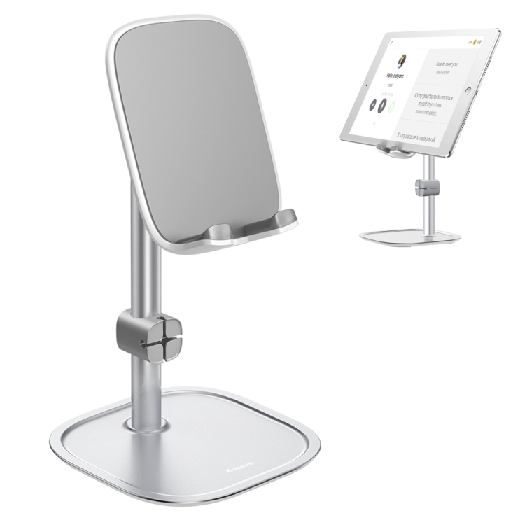 

Baseus Universal Adjustable Aluminum Alloy Desktop Stand Holder(Silver)