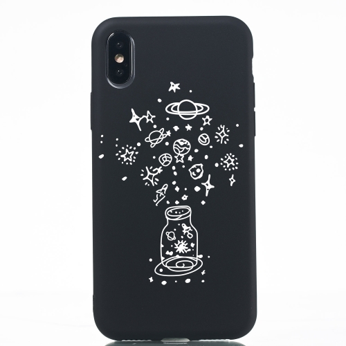 

Wishing Bottle Painted Pattern Soft TPU Case for iPhone XS / X