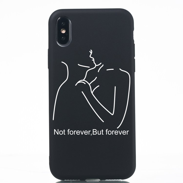 

Distance Painted Pattern Soft TPU Case for iPhone XS / X