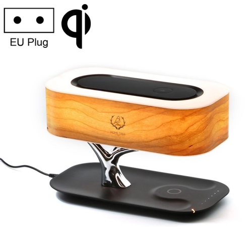 

Tree Light Bluetooth Speaker Desk Lamp Phone Wireless Charger, EU Plug
