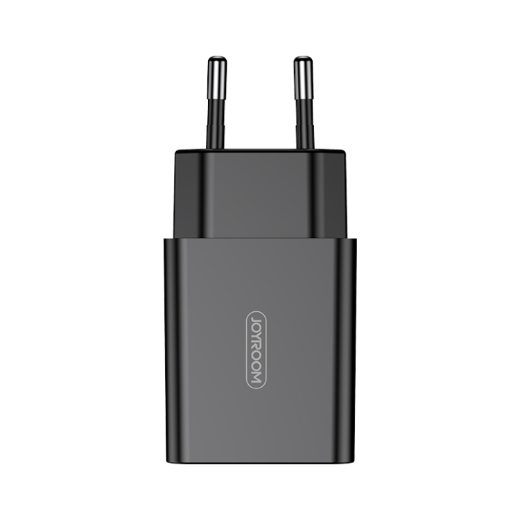 

JOYROOM L-P183 Simple Series 18W Intelligent Travel Charger Wall Charger Adapter, EU Plug (Black)