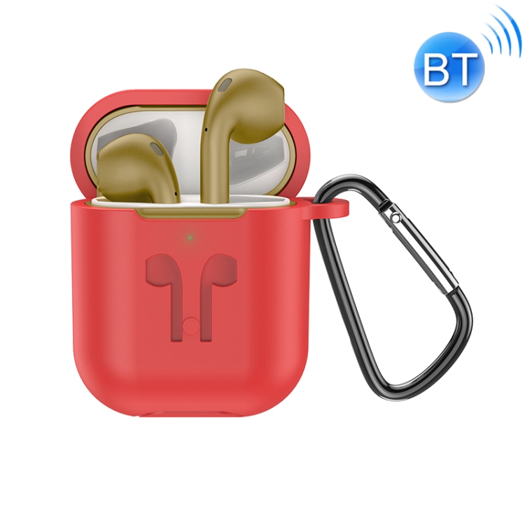 

hoco ES32 TWS Wireless Bluetooth V5.0 Headset with Charging Case(Red)