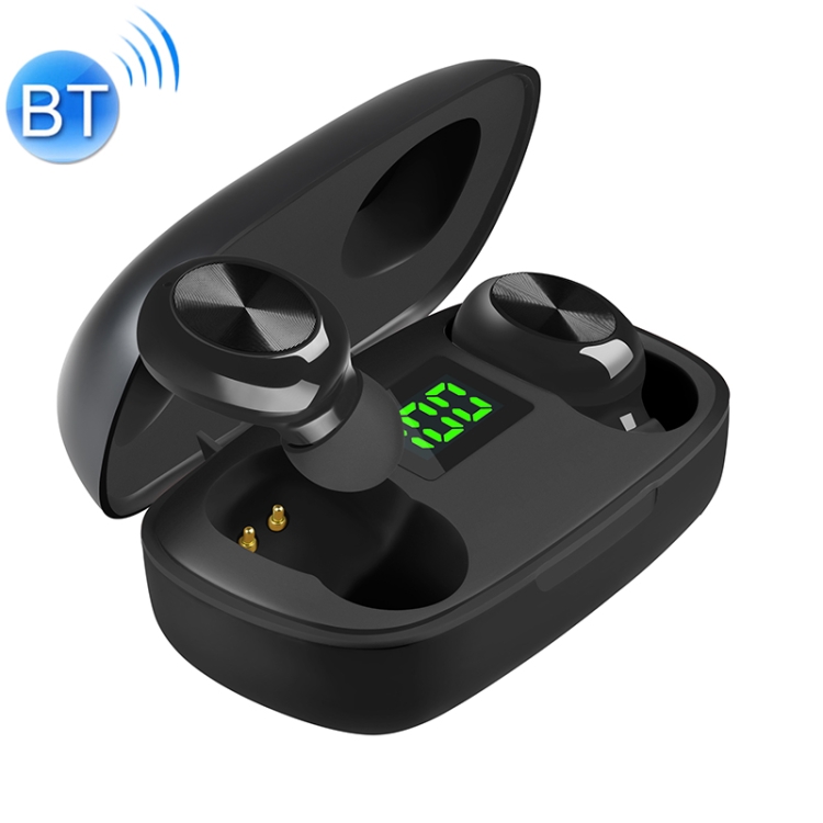 

P10 TWS Bluetooth 5.0 Wireless Headset with Charging Box (Black)