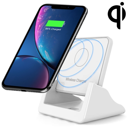 

A9189 15W Vertical Wireless Charger with Detachable Mobile Phone Holder (White)