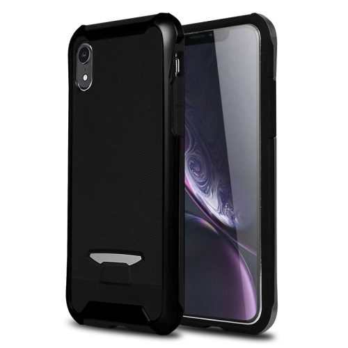 

Bumblebee TPU + PC Granule Texture Protective Back Cover Case for iPhone XR(Black)