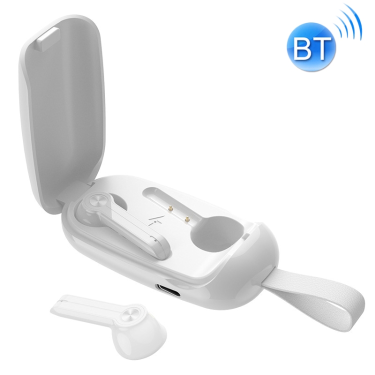 

XG-9 Bluetooth 5.0 TWS In-ear Mini Bass Wireless Bluetooth Earphone(White)
