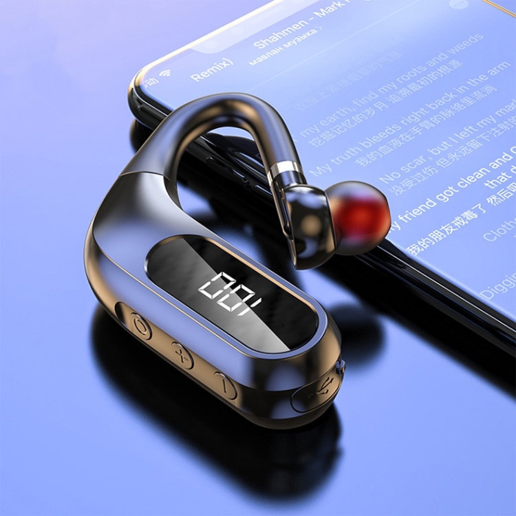 

kj10 Bluetooth 5.0 TWS Hanging Ear Style Sport Wireless Bluetooth Earphone (Black)