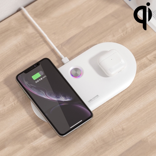 

WK WP-U90 10W x2 Two-seater Wireless Charger (White)