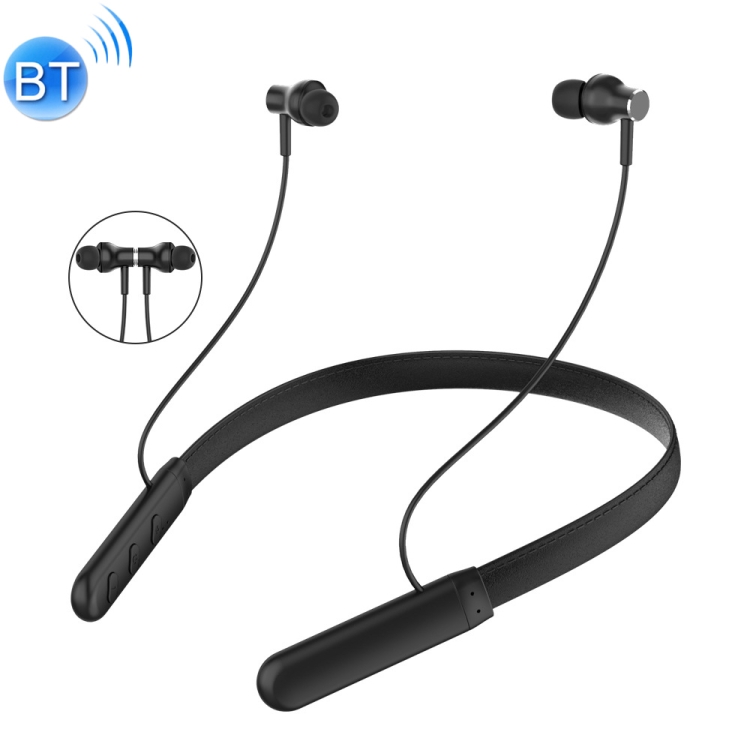 

Bluetooth 5.0 Noise Reduction Stereo Neckband Headset(Black)