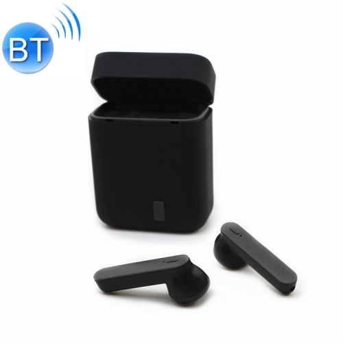 

i7s TWS Stereo Dual Noise Reduction Wireless Bluetooth 5.0+EDR Earphones with Charging Case (Black)