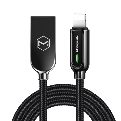 

Mcdodo CA-5263 Smart Series Auto Disconnect 8 Pin to USB Cable, Length: 1.8m(Black)