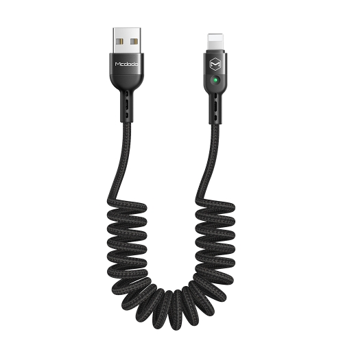 

Mcdodo CA-6410 Omega Series 8 Pin to USB Data Cable, Length: 1.8m (Black)