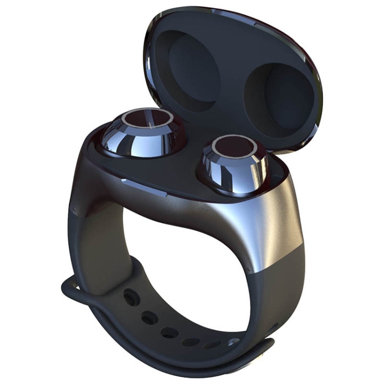 

Bluetooth 5.0 Mini Wireless Sport Wrist Bluetooth Earphone (Black)