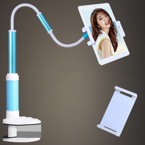 

Aluminum-magnesium Alloy Free-Rotating Lazy Bracket Universal Mobile Phones Tablet PC Stand, Suitable for 4-12.9 inch Mobile Phones / Tablet PC, Length: 1.3m (Blue)