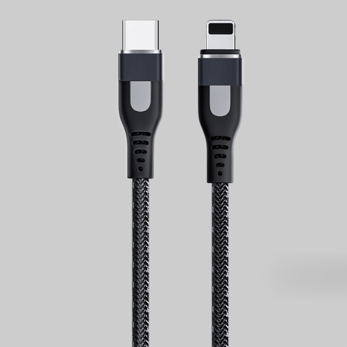 

WK WDC-088 1m PD 18W USB-C / Type-C to 8 Pin Fast Charging Data Cable (Black)