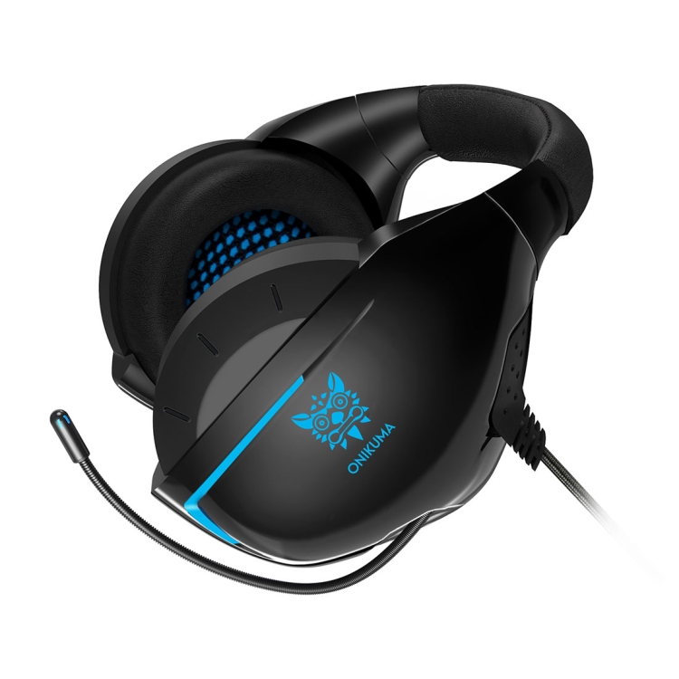 

ONIKUMA K7 Single Plug Adjustable Gaming Headphone with Microphone(Black Blue)