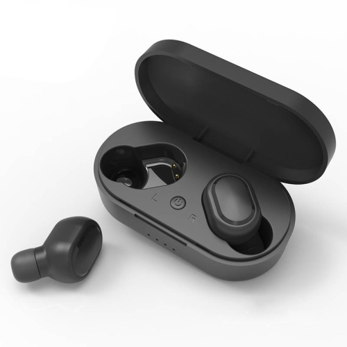 TWS-M1 TWS Bluetooth Earphone with Magnetic Charging Box, Support Memory Connection & Call & Battery Display Function (Black)