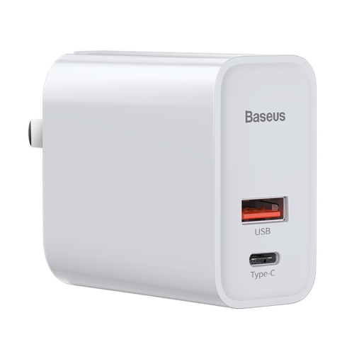 

Baseus Speedy Series CW-YMS/FS 30W Type-C / USB-C + USB PPS Quick Charge Charger with Type-C / USB-C Cable, Chinese Plug(White)